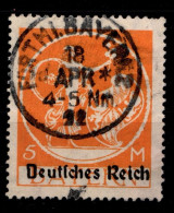 Deutsches Reich 136 Typ I Gestempelt Geprüft Infla #GV313 - Otros & Sin Clasificación