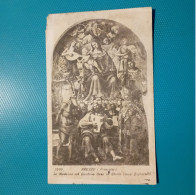 Cartolina Arezzo - Pinacoteca - La Madonna Col Bambino Gesù In Gloria (Luca Signorelli). Viaggiata - Arezzo