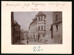 Fotografie Brück & Sohn Meissen, Ansicht Weissenfels, Grosse Burgstzrasse Und Kgl. Amtsgericht  - Orte