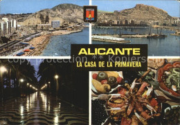 72492595 Alicante Strand Promenade Paella Hafen Alicante - Autres & Non Classés