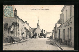 CPA Montodon, La Grande-Rue, Cafe De`Agriculture  - Autres & Non Classés