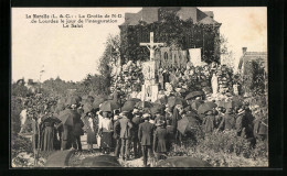 CPA La Marolle, La Grotte De N.-D. De Lourdes Le Jour De L`Inauguration  - Other & Unclassified