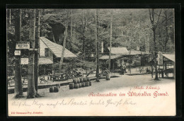 AK Lohmen /Sächs. Schweiz, Restaurant Uttewalder Grund  - Autres & Non Classés