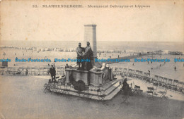 R101534 Blankenberghe. Monument Debruyne Et Lippens. Ed. La Mouette. 1914 - Monde