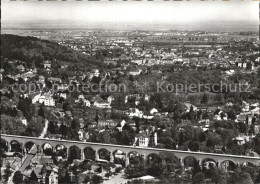 72491737 Baden Wien Panorama Mit Wasserleitung Viadukt Fliegeraufnahme Baden - Autres & Non Classés