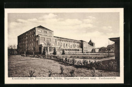 AK Regensburg, Krankenahus Der Barmherzigen Brüder Erbaut 1929, Vorderansicht  - Regensburg