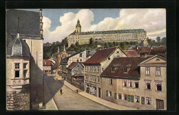 Künstler-AK Rudolstadt, Vorwerksgasse Aus Der Vogelschau  - Rudolstadt