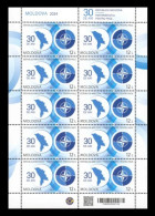 Moldova 2024 Mih. 1286 Moldova's Membership In Partnership For Peace NATO Program (M/S) MNH ** - Moldova