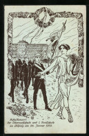 Künstler-AK Leipzig, Antike Schönheit, Schulkonzert Der Ober- Und I.Realschule Am 24.01.1912  - Leipzig