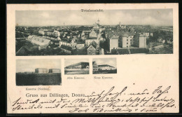 AK Dillingen /Donau, Totalansicht, Alte Kaserne  - Dillingen