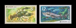 Moldova 2024 Mih. 1293/94 Europa. Underwater Fauna And Flora. European Crayfish And Beluga MNH ** - Moldavia