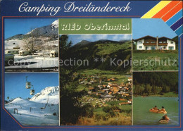72490511 Ried Tirol Camping Dreilaendereck Gondelbahn Total Badesee Ried Tirol - Andere & Zonder Classificatie
