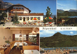 72489938 Kaltern Weinstrasse Tirol Alpenhof Kaltern Gastraum Badestrand Caldaro - Altri & Non Classificati