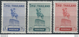 1955 Thailandia King Taksin 3v. MNH Yvert E Tellier N. 295/97 - Tailandia