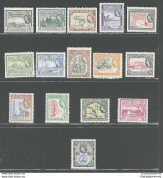 1954-63 BRITISH GUIANA - Stanley Gibbons N. 331-45, 15 Valori - MNH** - Autres & Non Classés