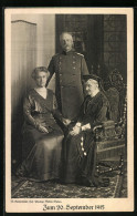 AK Grossherzog Friedrich Von Baden Mit Gattin Und Mutter  - Royal Families