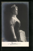 AK Grossherzogin Hilda Von Nassau Mit Krone, Von Der Seite Gesehen  - Royal Families
