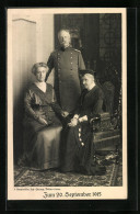 AK Grossherzog Friedrich II. Von Baden Mit Gemahlin Und Mutter  - Royal Families
