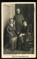 AK Grossherzog Friedrich II. Von Baden Mit Seiner Ehefrau Und Seiner Mutter  - Royal Families