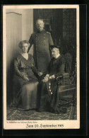 AK Grossherzog Friedrich II. Von Baden Mit Seiner Gattin Und Seiner Mutter  - Royal Families