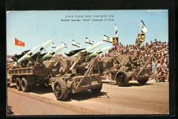 AK Rockets Land-sky Hawk Produced In USA, Israelische Militärparade  - Judaísmo