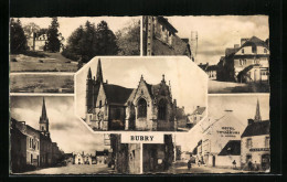 CPA Bubry, Château De Kernivinez, La Place, Rue Principale  - Other & Unclassified
