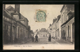 CPA Vibraye, Rue Du Château  - Vibraye