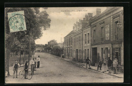 CPA La Suze, Avenue De La Gare  - Other & Unclassified