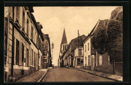 CPA Le Grand-Lucé, Grand Rue, Vue De La Rue  - Andere & Zonder Classificatie