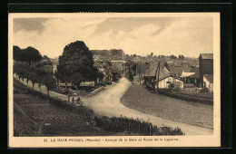 CPA La Haye-Pesnel, Avenue De La Gare Et Route De La Lucerne  - Other & Unclassified