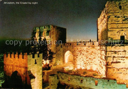 73843362 Jerusalem  Yerushalayim Israel Citadel By Night  - Israël