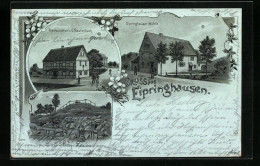 Mondschein-Lithographie Eipringhausen, Restaurant Von E. Rautenbach, Mühle  - Altri & Non Classificati