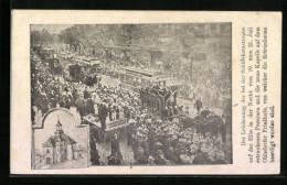 AK Hamburg, Trauerfeier Der Primus-Katastrophe 1902, Leichenzug, Kirche  - Treinen