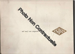 Plaquette ISTRA Mille Neuf Cent Cinquante-sept (1957) L'Imprimerie Strasbourgeoise - Sonstige & Ohne Zuordnung