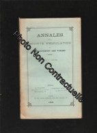 Annales De La Société D'émulation Du Département Des Vosges 1898 (LXXIV° Année) - Autres & Non Classés