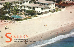 71859368 Lauderdale Florida Southers Apartements Fliegeraufnahme Mit Strand Unit - Other & Unclassified
