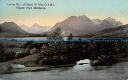 R101579 Lower Part Of Upper St. Marys Lake. Glacier Park. Montana. Chas. E. Morr - Monde