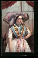 AK Junge Frau In Spreewälder Tracht  - Costumes