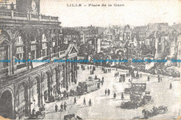 R101907 Lille. Place De La Gare - Mondo