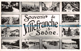 R101925 Souvenir De Villefranche S Saone. Combier Imp. Macon. Multi View - Mondo