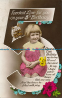 R101959 Greetings. Fondest Love For You On Your 5th Birthday. Little Girl. No 49 - Mondo