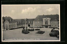 AK Neu Bentschen, Grenzbahnhof, Empfangsgebäude Und Post  - Posen