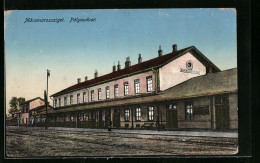 AK Máramarossziget, Pályaudvar, Bahnhof  - Rumania