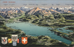 10793762 Rorschach Bodensee Rorschach Fliegeraufnahme Wappen * Rorschach - Sonstige & Ohne Zuordnung