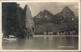 10793657 Brunnen SZ Schillerstein Schiff X Brunnen - Sonstige & Ohne Zuordnung