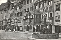 10793511 Stein Rhein Stein Rhein Rathausplatz Brunnen * Stein Rhein - Autres & Non Classés