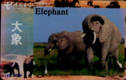 TELECARTE ETRANGERE....ELEPHANTS - Andere & Zonder Classificatie