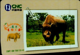 TELECARTE ETRANGERE....RHINOCEROS - Andere & Zonder Classificatie