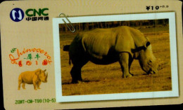 TELECARTE ETRANGERE....RHINOCEROS - Andere & Zonder Classificatie