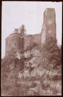 Fotografie Brück & Sohn Meissen, Ansicht Stolpen, Siebenspitzenturm, (Spiegelverkehrt)  - Orte